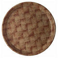Round cafeteria tray