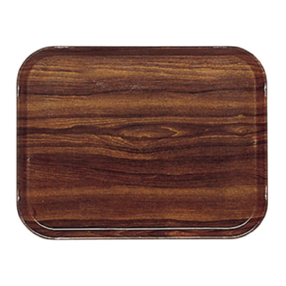 Teak wood grain buffet tray