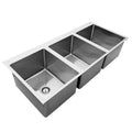 Three slot flat top recessed water tank